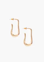 [Taking Shape] Taking Shape Hoop Earrings in Gold - Women's Accessories Gold