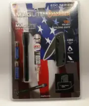 Maglite SP32TRK Mini LED Battery Flashlight & US1 Folding Knife Gerber Pack
