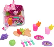 Disney Junior Minnie Backpack Picnic Playset 18 Piece Set