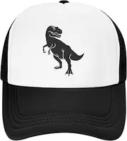 [Yipaidel] Girls' Tyrannosaurus Rex Youth Mesh Hats, Adjustable Snapback Baseball Cap for Boys and Girls
