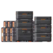 Jackery Solar Generator 2000 Plus - Solar Generator 2000 Plus Kit (12kWh + SolarSaga 100W x 6)