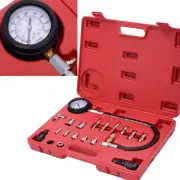 Auto Diesel Petrol Engine Cylinder Pressure Tester Compression Gauge Test Kit 19