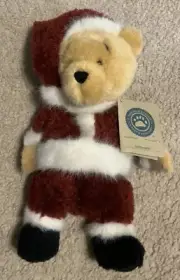 Boyds Bears & Friends “Santa Pooh” - 12" Plush Bear - Disney Exclusive