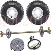 740mm Go Kart Rear Axle Kit Wheel Hub 6" Tyre for Golf Cart Trike Drift Bike DIY
