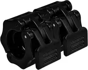 MAGICLULU 1 Pair Fitness Barbell Clamps Collars Quick Release Pair of Locking Weight Clips Barbell for Weightlifting 25mm
