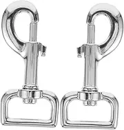 EXAOMBLE Swivel Snap Hooks Clips Buckle Spring Snap Clip for Pet Leash Trigger Clip Clasp for Dogs