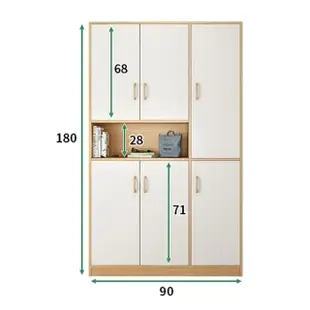 【E家工廠】鞋櫃 六門一格 收納櫃 鞋架 收納鞋櫃 置物鞋櫃 玄關櫃 玄關鞋櫃(109-六門一格玄關收納鞋櫃)