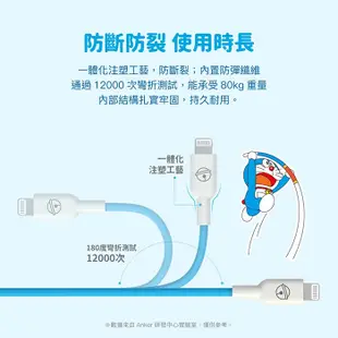 ANKER x 哆啦A夢 20W PD急速快充頭 快充線 公司貨 正版授權 (充電頭 充電器 蘋果充電線 傳輸線)