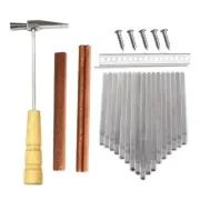 DIY 17 Keys Kalimba Repairing Parts with Tuning Hammer Bridges Screws for Girls