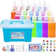 Fairy Water Gel Set - Hands on Creativity Water Toy Kit | Pour Gel into Molds Fairy Set | Toy Hassle Cleanup and Storage
