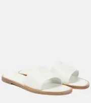 [Christian Louboutin] Christian Louboutin CL leather mules AU 8 white