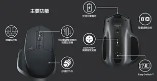 【最高現折268】Logitech 羅技 MX Master 2S 無線滑鼠-黑色