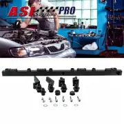 Black Fuel Rail Kits For Ford Falcon Barra BA-BF XR6 Turbo Billiet NEW AS01 (for: Ford)