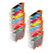 16 Pack Ink Cartridges use for Canon CLi-8 Pro9000 Mark II Printer+ new chipset