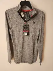 NWT Spyder Active Long Sleeve 1/4-Zip Pullover - Men's Small - VERY NICE!