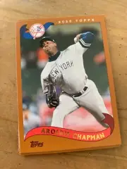 3x AROLDIS CHAPMAN 2020 Topps Baseball BASE LOT (2002 style) #257