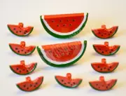 Watermelon Buttons / Watermelon Slice Shank Back / Buttons Galore / Sew ~ Craft