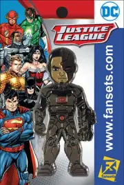 DC Comics New 52 Cyborg Licensed FanSets Pin