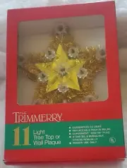 7" Lighted Star Shaped Tree Topper