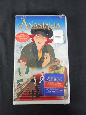 Anastasia (VHS, 1998 Hard Clamshell Case) 20th Century Fox Animated Film Sealed