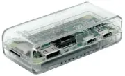 CLEAR CASE FOR RASPBERRY PI ZERO, FOR USE WITH ZE FOR SB COMPONENTS