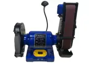 Bench Grinder Belt Sander Combo 1/2 HP Motor, 8" Wheel Sharpener, 2" x 28" Belt