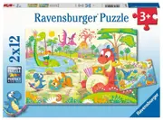 Ravensburger - My Dino Friends 2 x12 Piece Puzzles