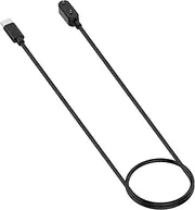 Disscool Replacement Charging Dock Cable Compatible with Huawei Band 10, Compatible with Rossini 2i Type C Cables Charger Stand with Charging Protection Smart Watch Accessories(1M/3.3FT, Black)