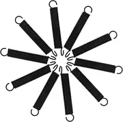 NOLITOY 10pcs Replaceable Springs for Pruners Replacement Garden Trimmer Springs Steel Garden Pruning Tool Tree Pruner Replacement Branch Trimmer Cut Pruning Black Stainless Steel