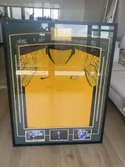 TIM CAHILL SIGNED & FRAMED 2020 SOCCEROOS Limited Edition 18/30 JERSEY ACY