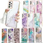 For Samsung S25 S24 Ultra Plus S23 FE S22 S21 S20 Case Marble Pattern Cover