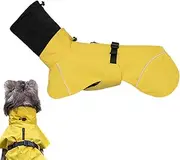 Dog Rain Coat,Lightweight Adjustable Dog Rain Jacket | Adjustable Reflective Pet Poncho Lightweight Jacket Clothes for Medium Doggy, Puppy & Outdoor