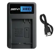 ​Battery Charger for Panasonic Lumix DMC-TZ101, DMC-ZS60K, DMC-ZS100K, DC-ZS200K