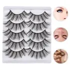 Salon Lash Extensions Thick Fake Eyelash Faux Wispy Eyelashes