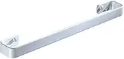 Bathroom Shelf Shower Storage Towel Rack Wall-Mounted White Space Aluminum Single Hanging (Color : White, Size : 500x65x35cm)