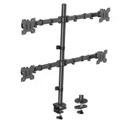 Quad Monitor Stand, 4 Monitor Desk Mount for 13 to 32 inch Computer Screens,