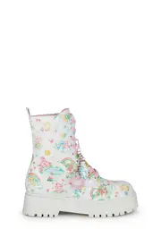 [Dolls Kill x Care Bears] Happy Steps Combat Boot