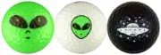 Aliens UFO Spaceship Golf Ball Gift Set