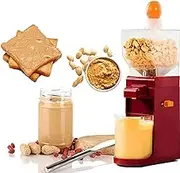 Electric Peanut Grinder,500ml Peanut Butter Maker Nut Grinder with Non-Slip Base/Hourglass Entry,Electric Grain Mill Grinder,Electric Peanut Butter Maker,for Home Kitchen