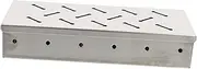 DECOMELODY Stainless Steel Smoker Box Durable Grilling Tool for Outdoor Cooking Easy to Use with Chips Fits Grills Enhances Flavor for Delicious Meals