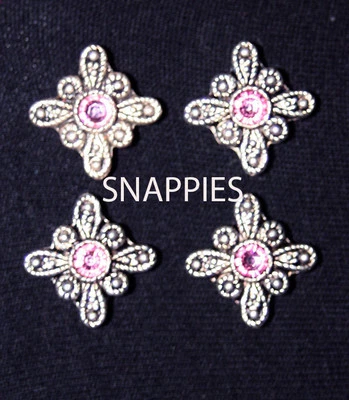 Snappies lt rose crystal magnetic number pins SADDLESEAT HUNTER SHOWMANSHIHP