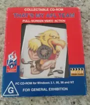 AFL - THAT'S MY AFL TEAM - HAWTHORN HAWKS - MCD VIDEO CARD 1998 - LIKE NEW