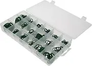 GARVALON 530pcs O- Sealing Ring Kit Compressor Seals Sealing Gasket Washer Gasket Assortment Kit Repair Accessories Rubber Sealing Gasket