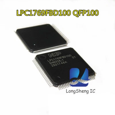5pcs MCU, 32bit, Kortex M3, 100LQFP Teil # lpc1769fbd100, 551 new