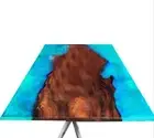 Made To Order Epoxy Resin Table Walnut Table Top For Restaurant & Bar Furniture
