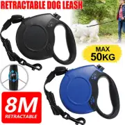 Retractable Dog Lead 8M Heavy Duty Long Dog Leash Strong Extendable Lockable