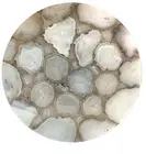 White Agate Table Top, Round Dining Table, Breakfast Table, Living Room Decor