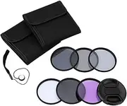 67Mm +Cpl+FLD+Nd(Nd2 Nd4 Nd8) Photography Filter Kit Set Circular-Polarizing Fluorescent Neutral Densi Filter for 67 Mm