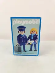 Playmobil 3108 Condor AIRLINES Pilot & Stewardess Rare Vtg 1999
