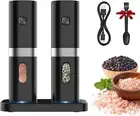 Syaws Pepper Grinder,Electric Salt and Pepper Grinder Set,Rechargeable Pepper...